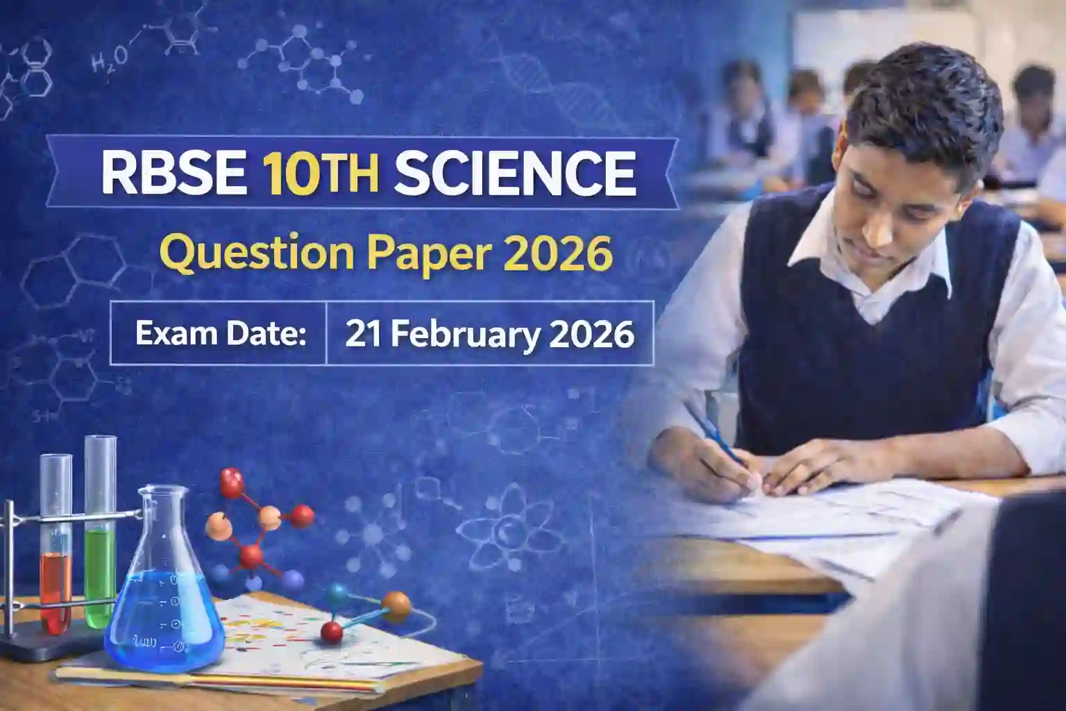 RBSE 10th Science Question Paper 2026