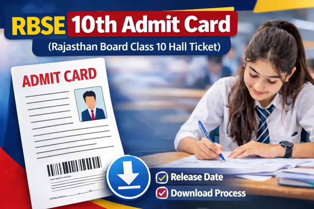 RBSE 10th Admit Card 2026