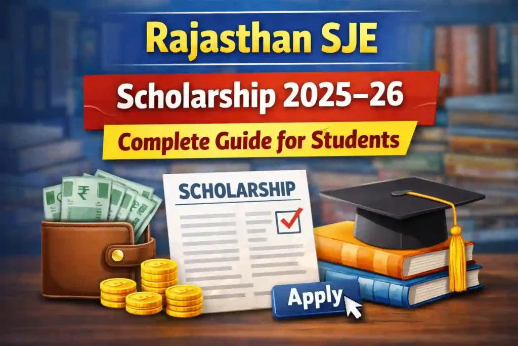 Rajasthan SJE Scholarship 2026